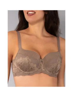 Verde Veronica AR14 Reggiseno imbottito preformato con ferretto coppa C - fango