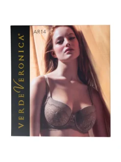 Verde Veronica AR14 Reggiseno imbottito preformato con ferretto coppa C - fango