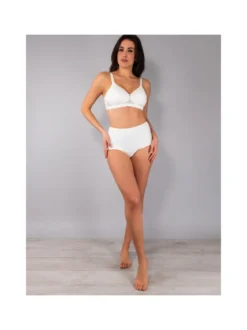 Verde Veronica AR16 Reggiseno imbottito preformato senza ferretto coppa C - panna
