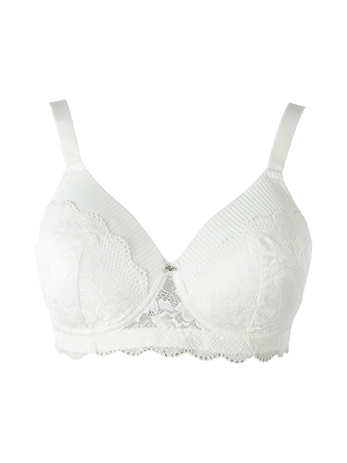 Verde Veronica AR16 Reggiseno imbottito preformato senza ferretto coppa C - panna