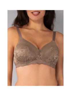 Verde Veronica AR16 Reggiseno imbottito preformato senza ferretto coppa D - fango