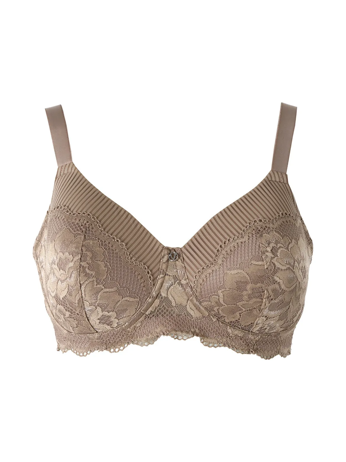 Verde Veronica AR16 Reggiseno imbottito preformato senza ferretto coppa D - fango
