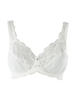 Verde Veronica AR12 Reggiseno sfoderato con ferretto coppa D - panna