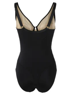 Verde Veronica DR42 Body donna francese con ferretto coppa C - nero