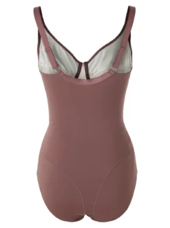 Verde Veronica DR40C Body francese donna senza ferretto coppa C - bordeaux