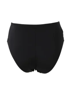 Verde Veronica DR35 Slip donna a vita alta con pizzo - nero