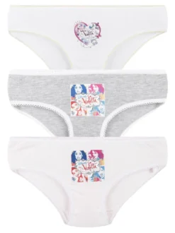 Violetta Tris slip bambina in cotone