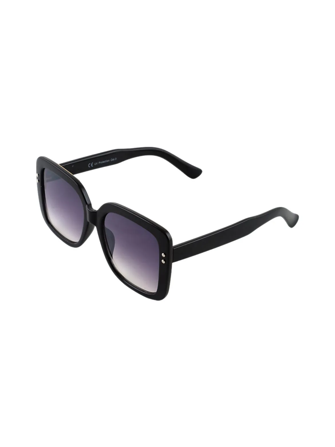 Visionmania Occhiali da sole quadrati da donna - nero