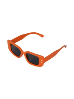Visionmania Occhiali da sole rettangolari da donna con borchie