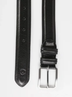 Wampum Cintura classica in pelle da uomo