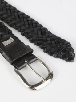 Wampum Cintura in pelle intrtecciata da uomo