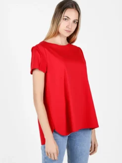Wendy Trendy T-shirt donna oversize tinta unita
