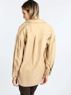 Wiya Camicia donna oversize con taschino