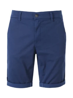 X-Cape Bermuda da uomo in cotone con stampa micro texture - blu