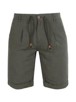 X-Cape Bermuda uomo in misto lino e cotone - verde