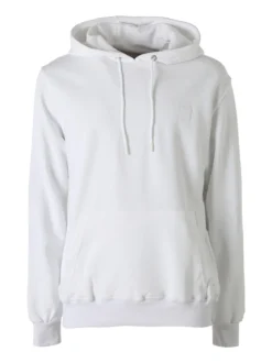 X-Cape Felpa da uomo in cotone con cappuccio - bianco