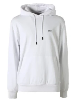 X-Cape Felpa da uomo in cotone con cappuccio - bianco