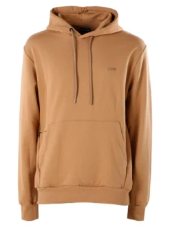 X-Cape Felpa da uomo in cotone con cappuccio - cammello