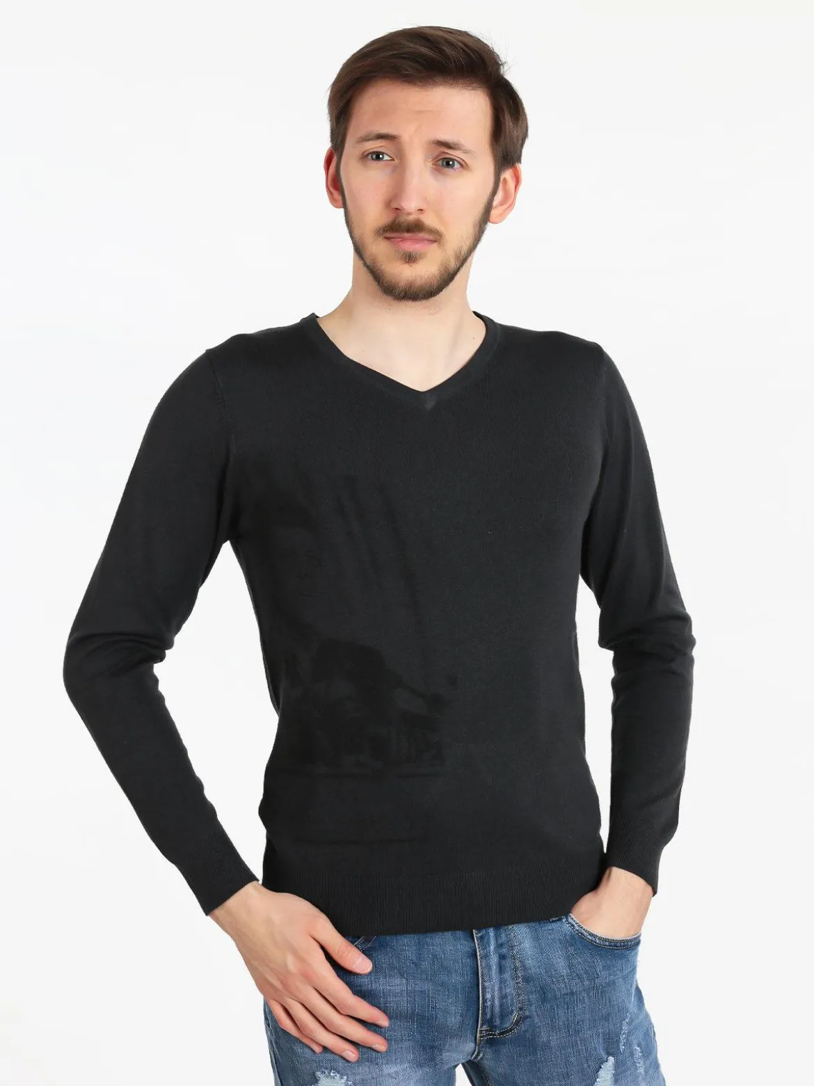 X-Cape Maglioncino leggero uomo scollo V
