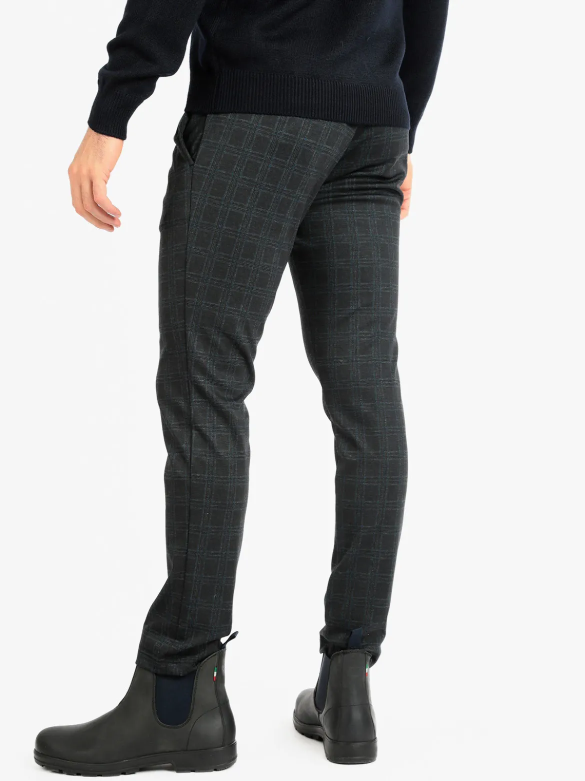 X-Cape Pantaloni casual da uomo a quadri