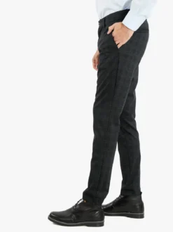 X-Cape Pantaloni casual da uomo con stampa a quadri