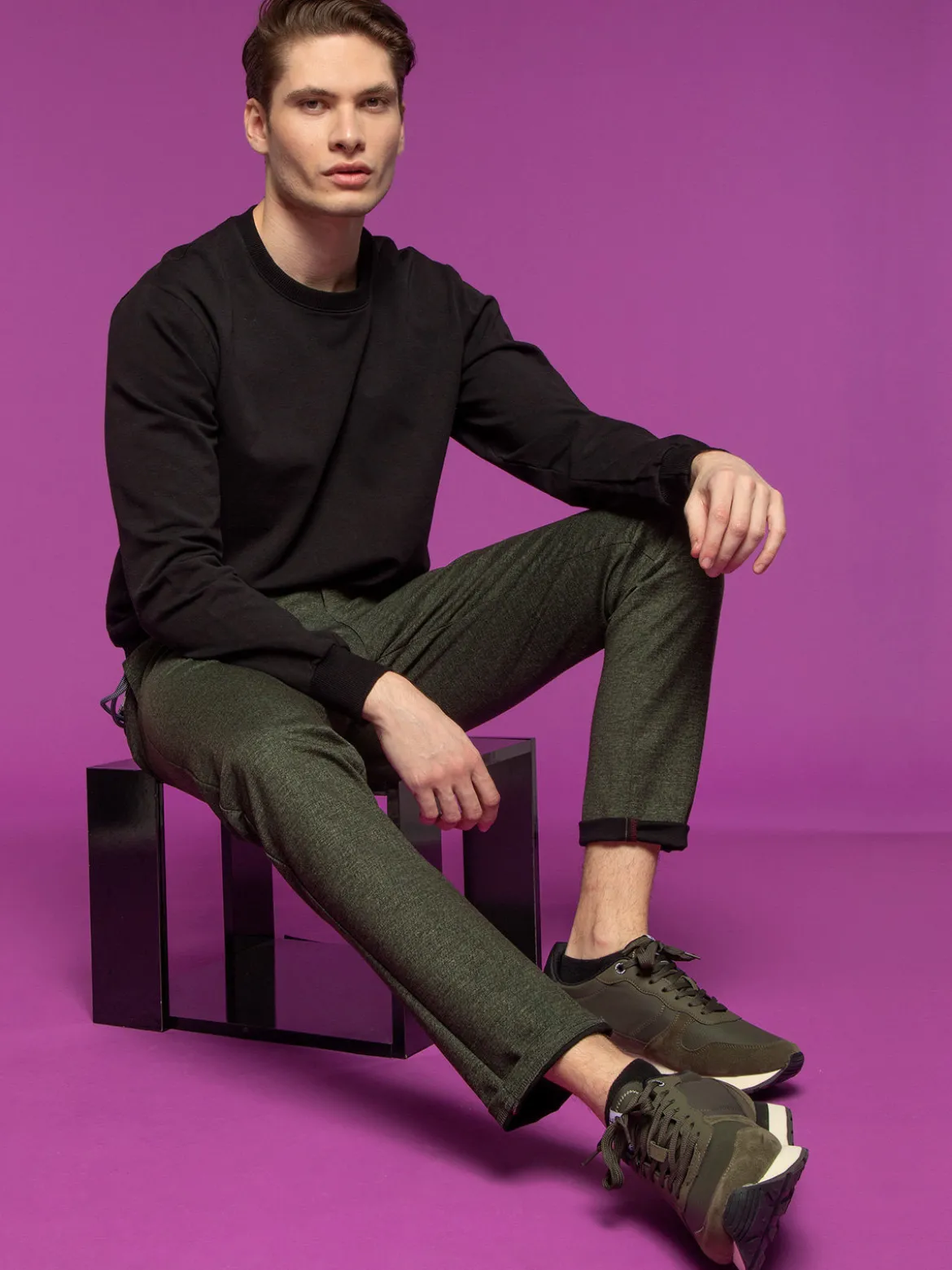 X-Cape Pantaloni casual da uomo slim fit