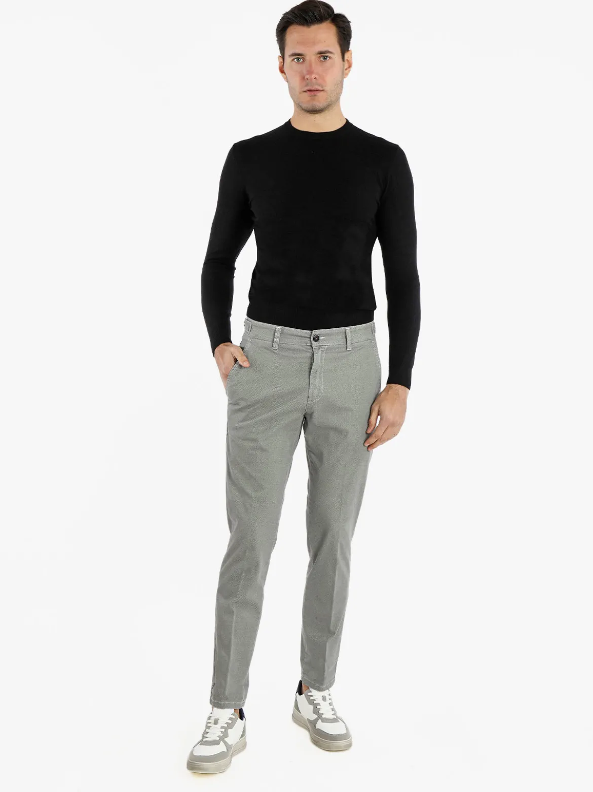 X-Cape Pantaloni casual slim fit da uomo taglie grandi