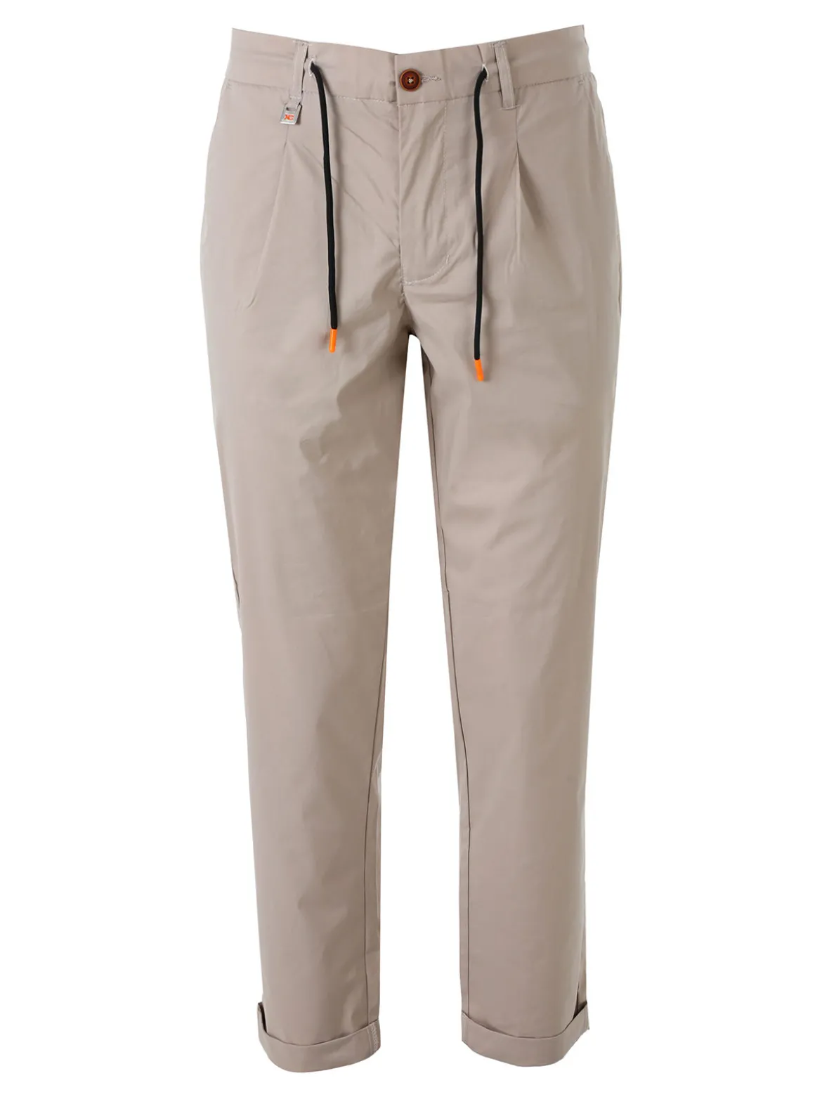 X-Cape Pantaloni da uomo in cotone tecnico con coulisse - sabbia
