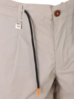 X-Cape Pantaloni da uomo in cotone tecnico con coulisse - sabbia
