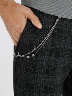 X-Cape Pantaloni slim fit da uomo a quadri