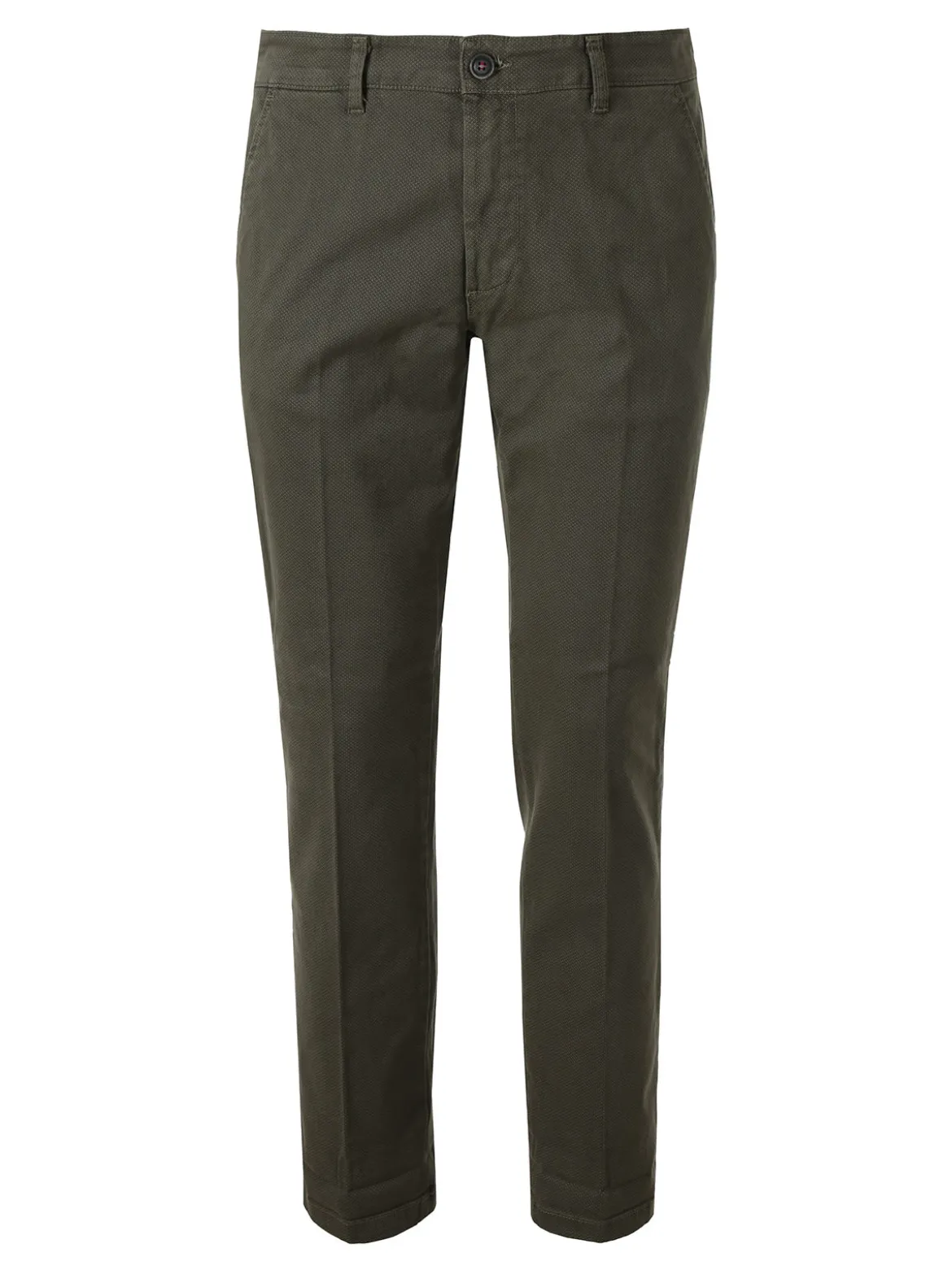 X-Cape Pantaloni uomo slim fit con stampa micro texture - militare