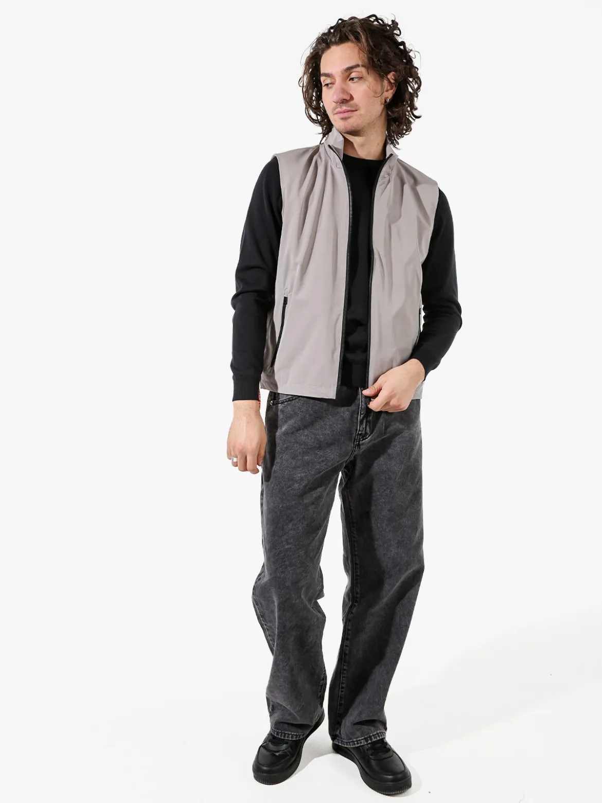 X-Cape Smanicato da uomo leggero e antivento - fango