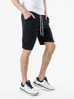 Xtreme Boxing Bermuda da uomo in cotone con coulisse - blu scuro