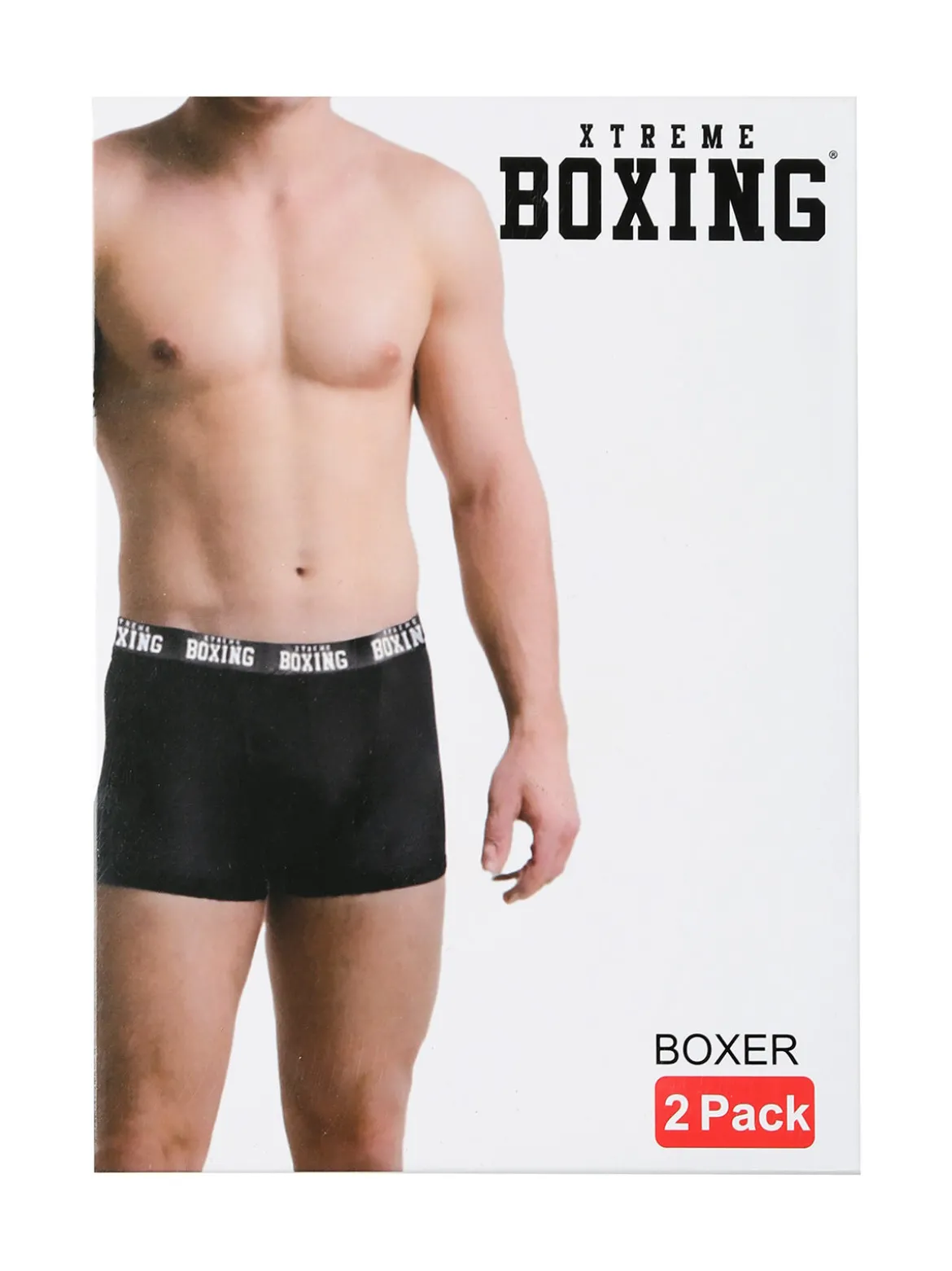 Xtreme Boxing Confezione da 2 boxer uomo in cotone