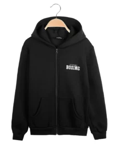 Xtreme Boxing Felpa da ragazzo con cappuccio e zip