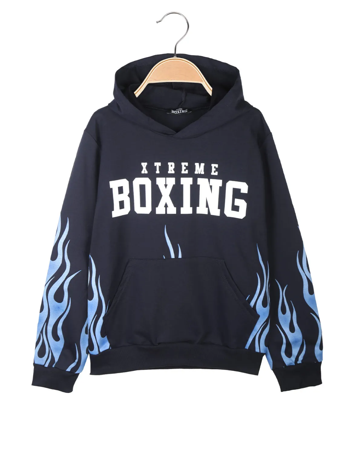 Xtreme Boxing Felpa da ragazzo in cotone con cappuccio e stampa logo