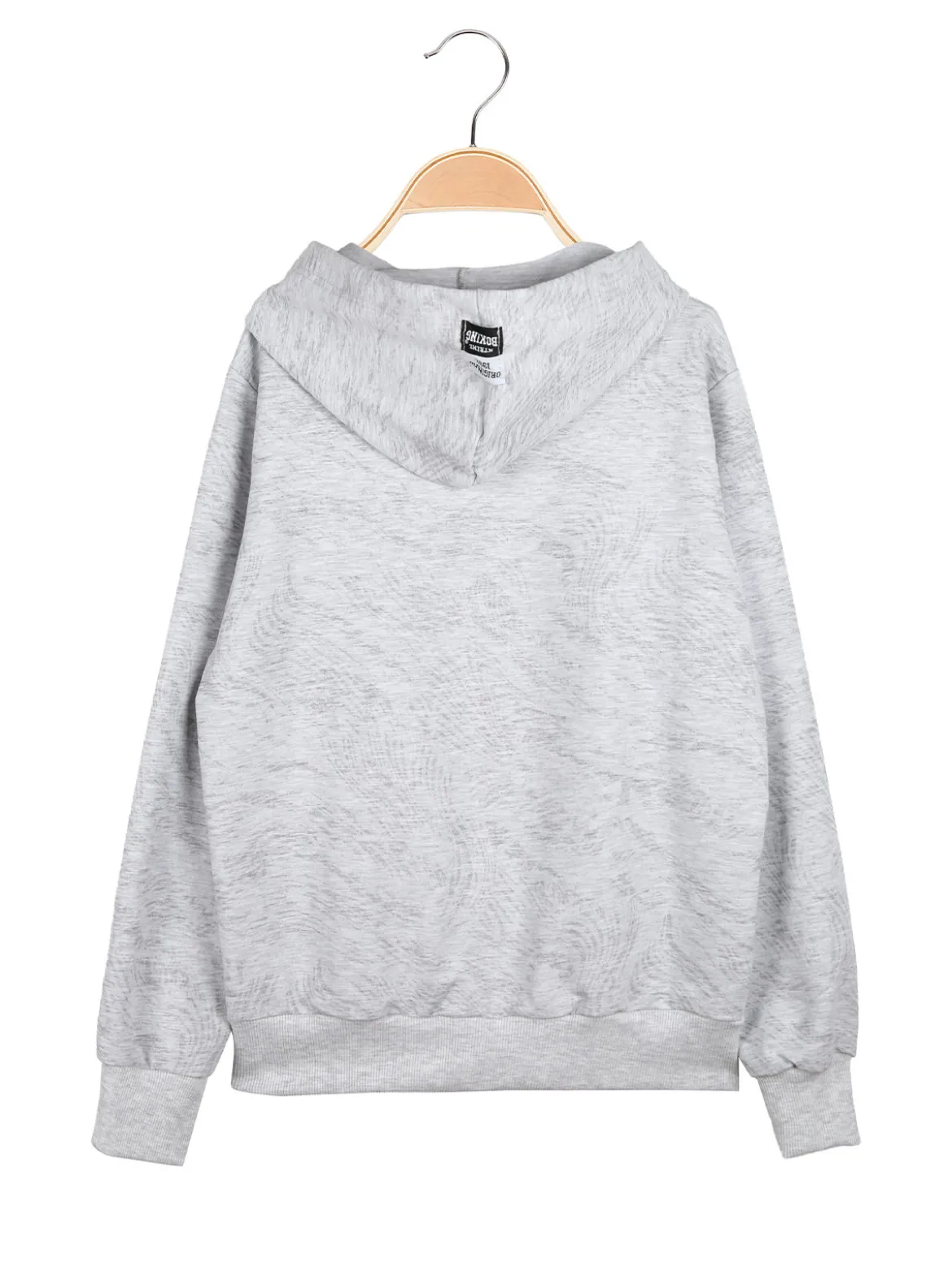 Xtreme Boxing Felpa da ragazzo in cotone con cappuccio e zip - grigio