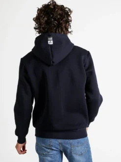 Xtreme Boxing Felpa da uomo con cappuccio e zip - blu scuro