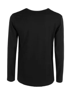 Xtreme Boxing T-shirt da uomo a maniche lunghe con logo - nero