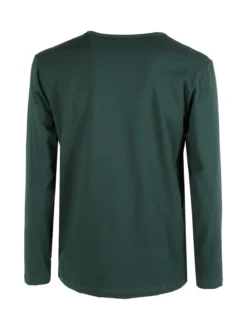 Xtreme Boxing T-shirt da uomo a maniche lunghe con logo - verde