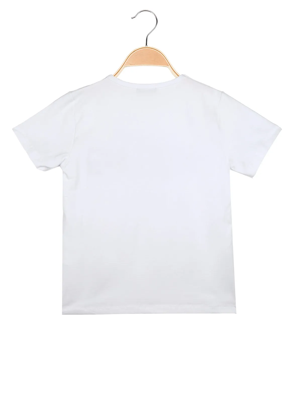 Xtreme Boxing T-shirt girocollo da ragazzo in cotone con logo - bianco