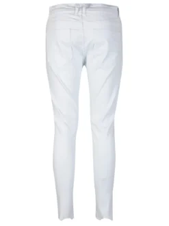 Yes Design Pantaloni bianchi da uomo in cotone