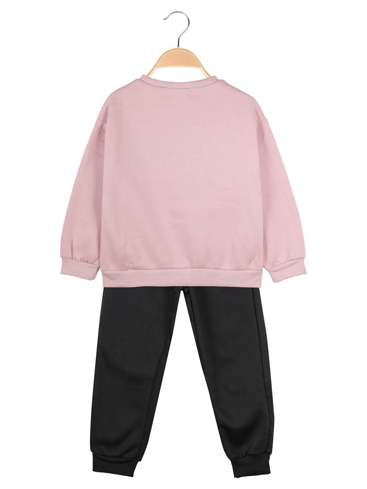 Yes! Do Kid'S Completo 2 pezzi da bambina con felpa e pantalone - rosa