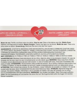 Yes Love Cosmetics Matita labbra con temperino incorporato