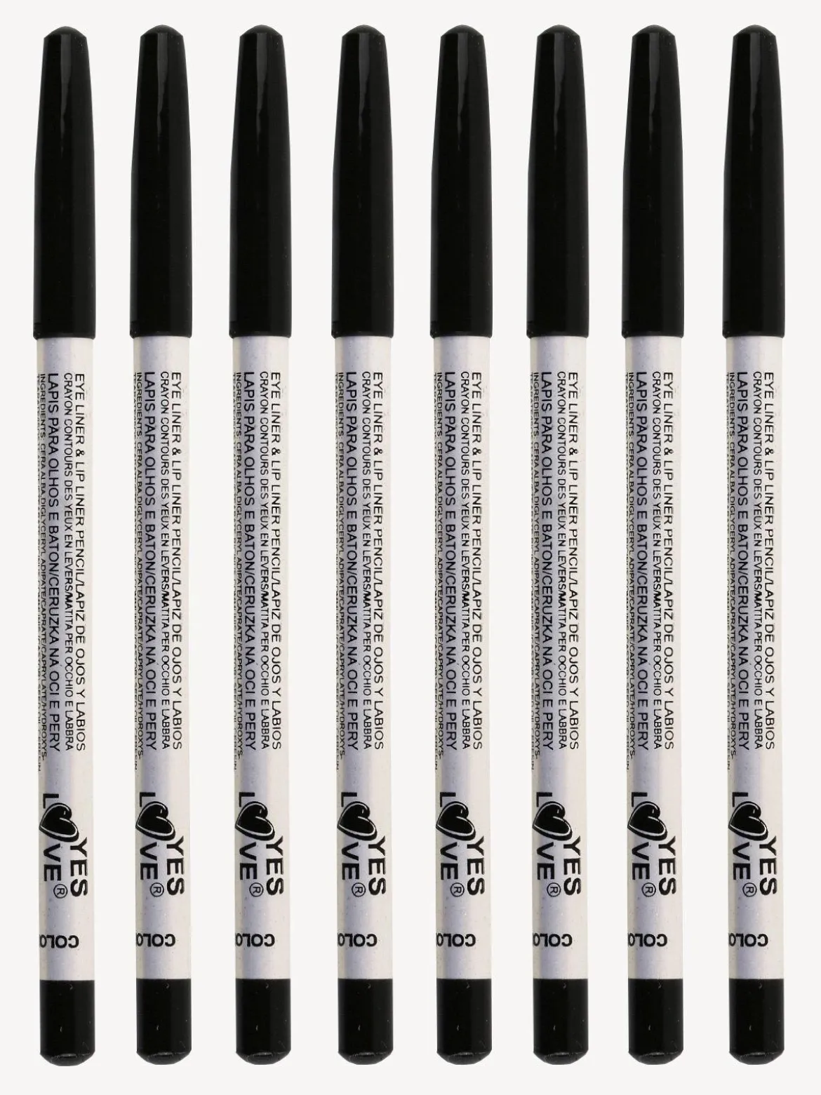 Yes Love Cosmetics Matita nera 8 pezzi