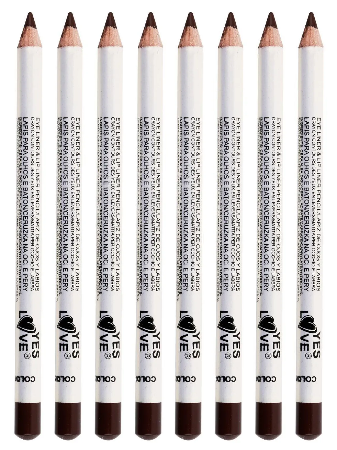 Yes Love Cosmetics Matita occhi labbra 8 pezzi