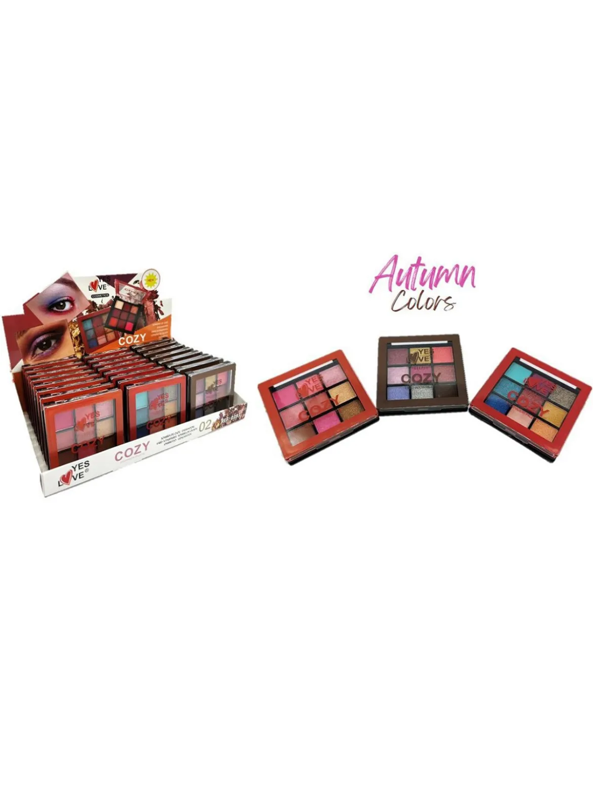Yes Love Cosmetics Palette di 9 ombretti
