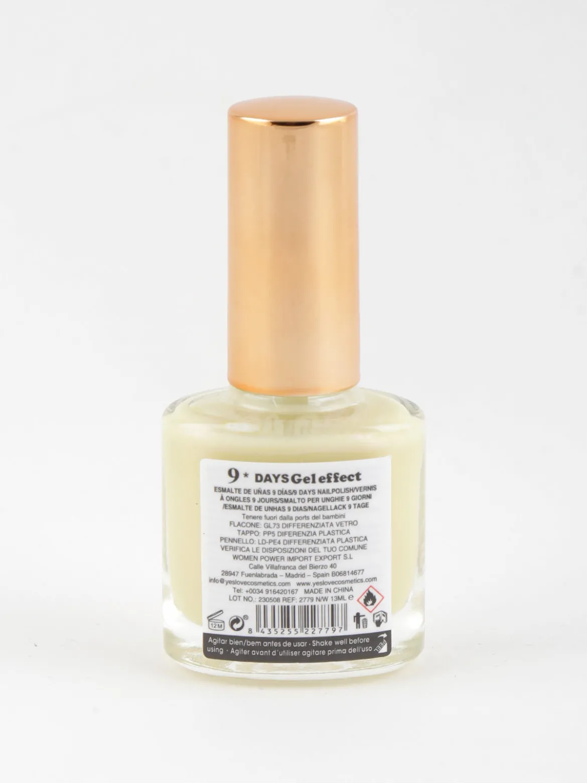 Yes Love Cosmetics Smalto 9 days effetto gel asciugatura rapida