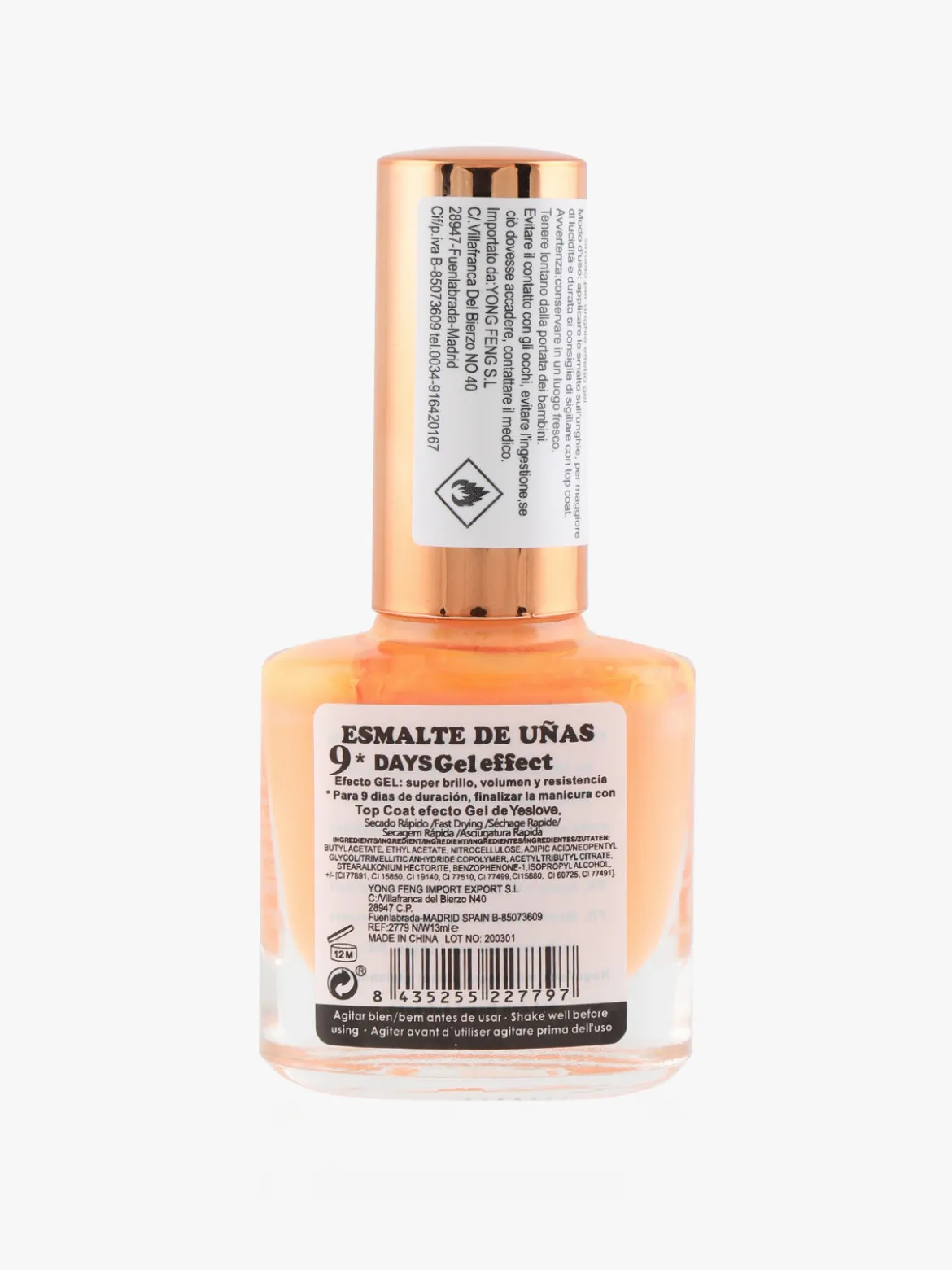 Yes Love Cosmetics Smalto unghie effetto gel