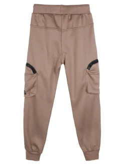 Yi Boy Pantaloni da bambino con tasconi laterali e polsini
